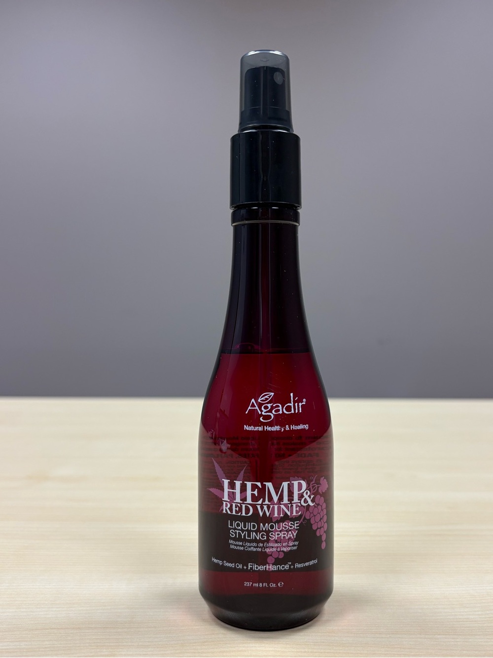 Agadir Hemp & Red W Liquid Mousse Styling Spray